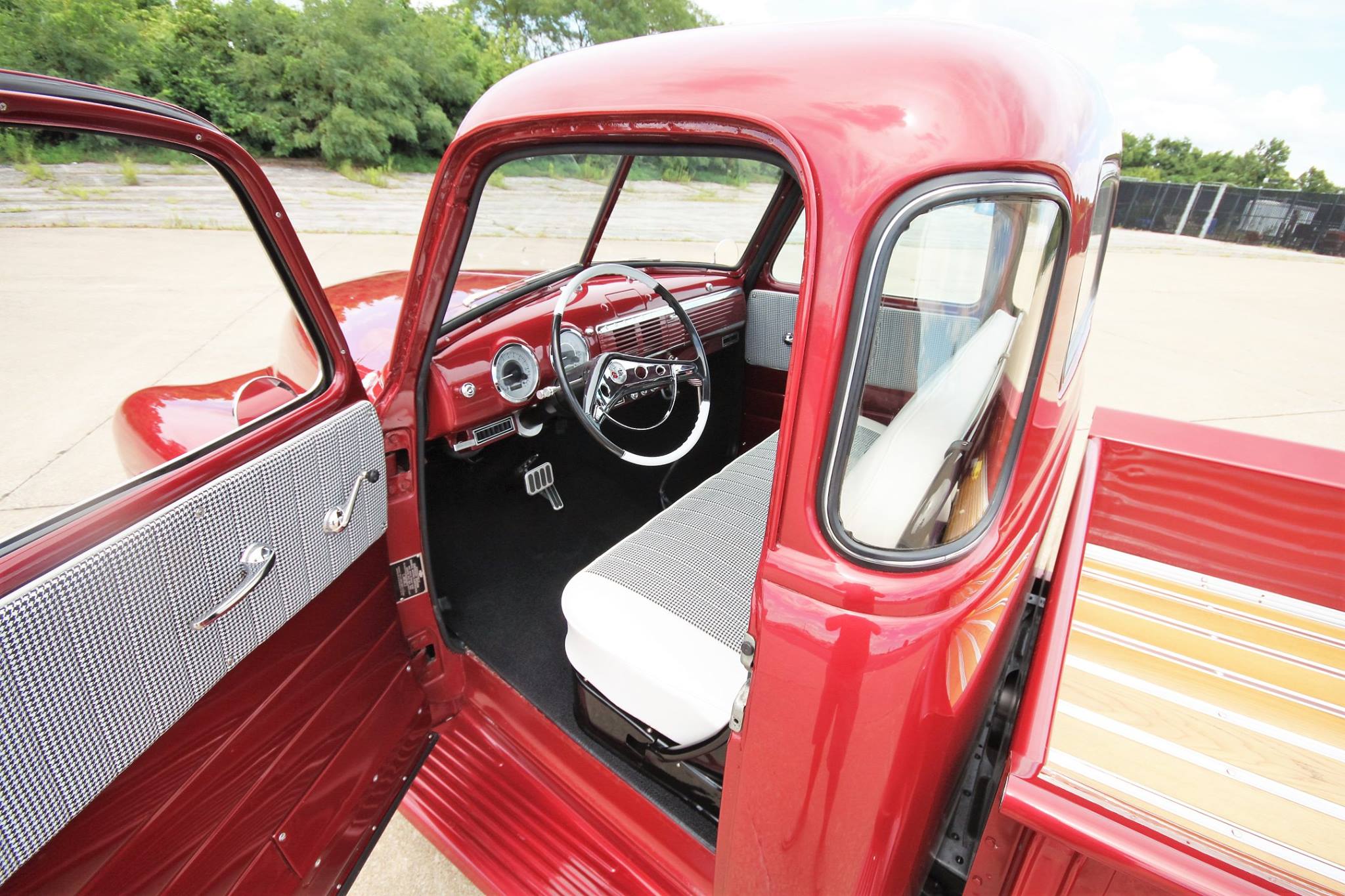 50 Chevy Truck Seat interior