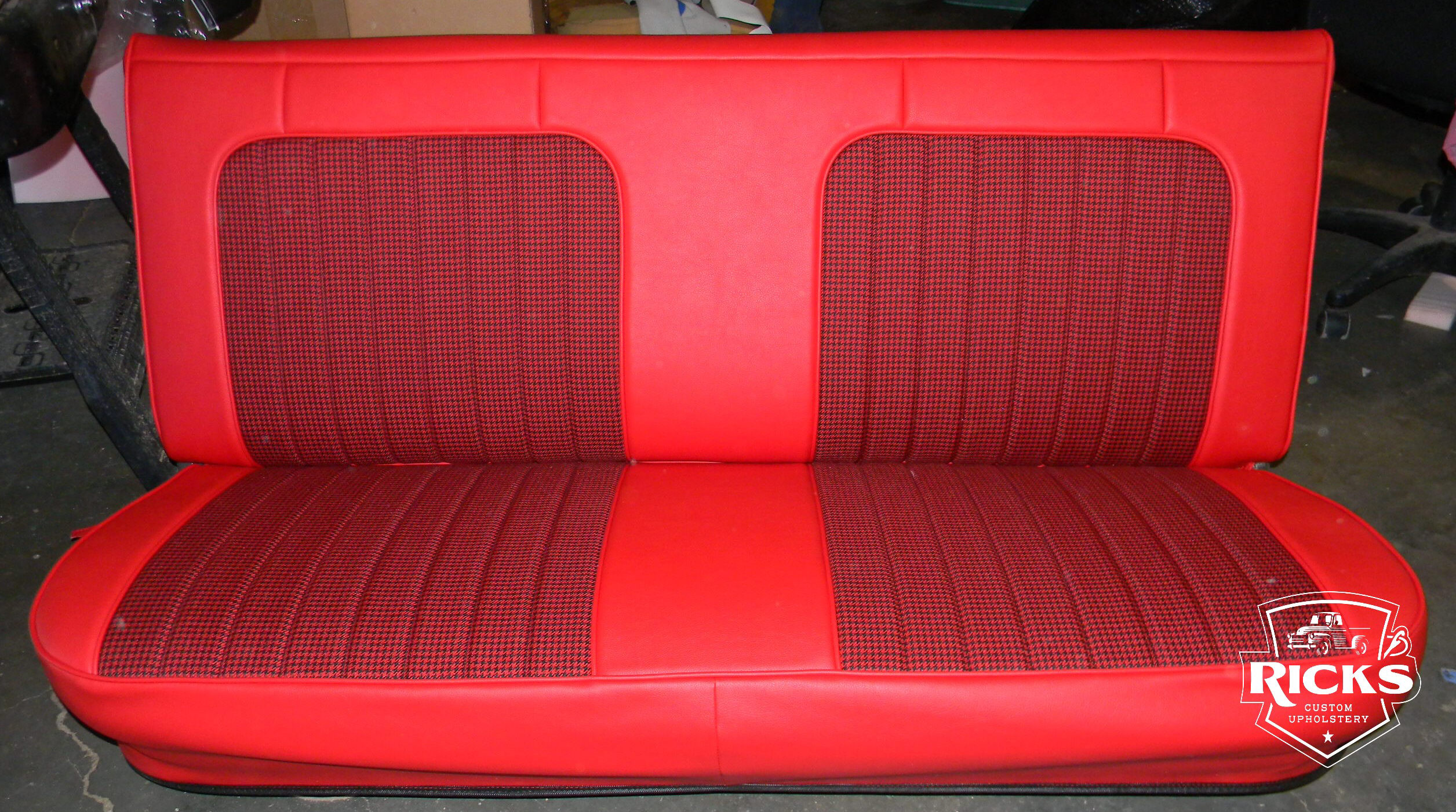 1972 Chevy Truck / Houndstooth / Bench Seat Covers / Rick's Custom