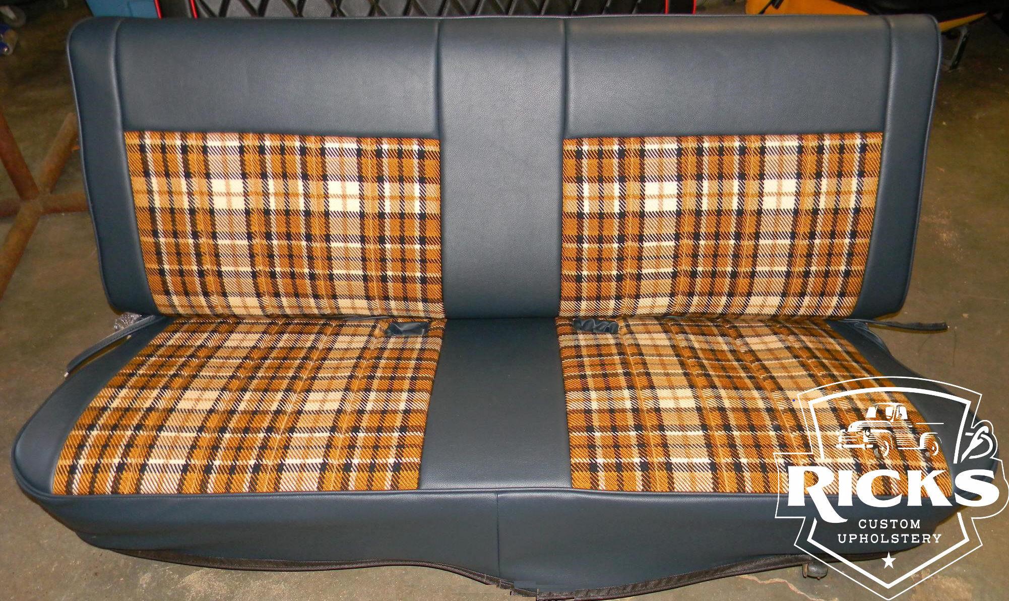 81-87 C10 truck PLAID seat cover
