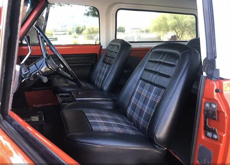 72 K5 Blazer / PLAID / Leather Look / Seat Covers