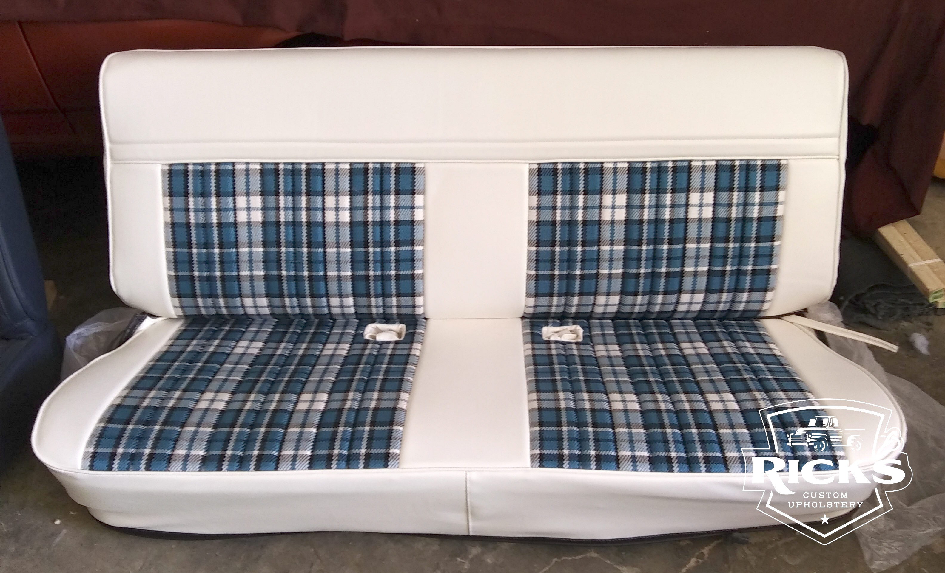 PLAID Bench seat cover
